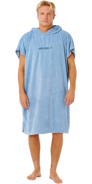 2026 Rip Curl Mens Brand Hooded Towel 00ZMTO - Faded Denim